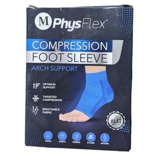PhysFlex Compression Foot Sleeve Arch Support
